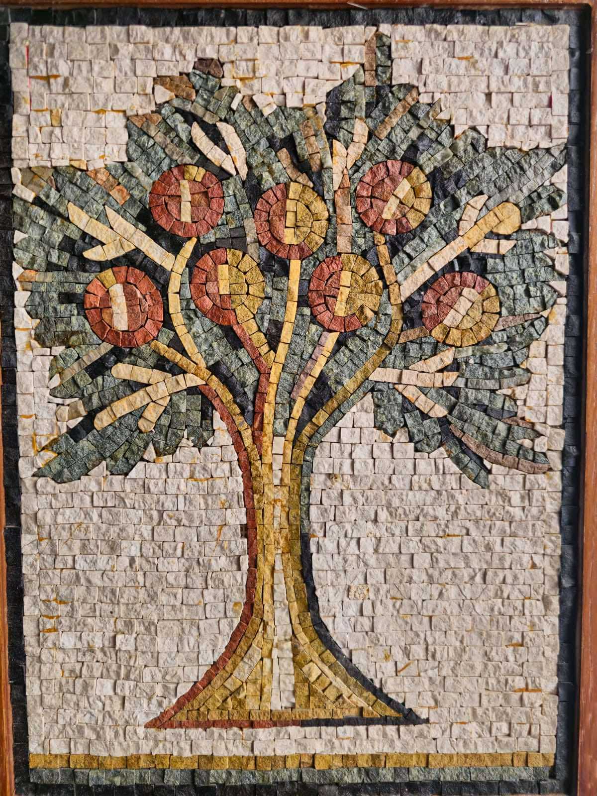 Handcrafted Olive Tree Mosaic (30x40cm)