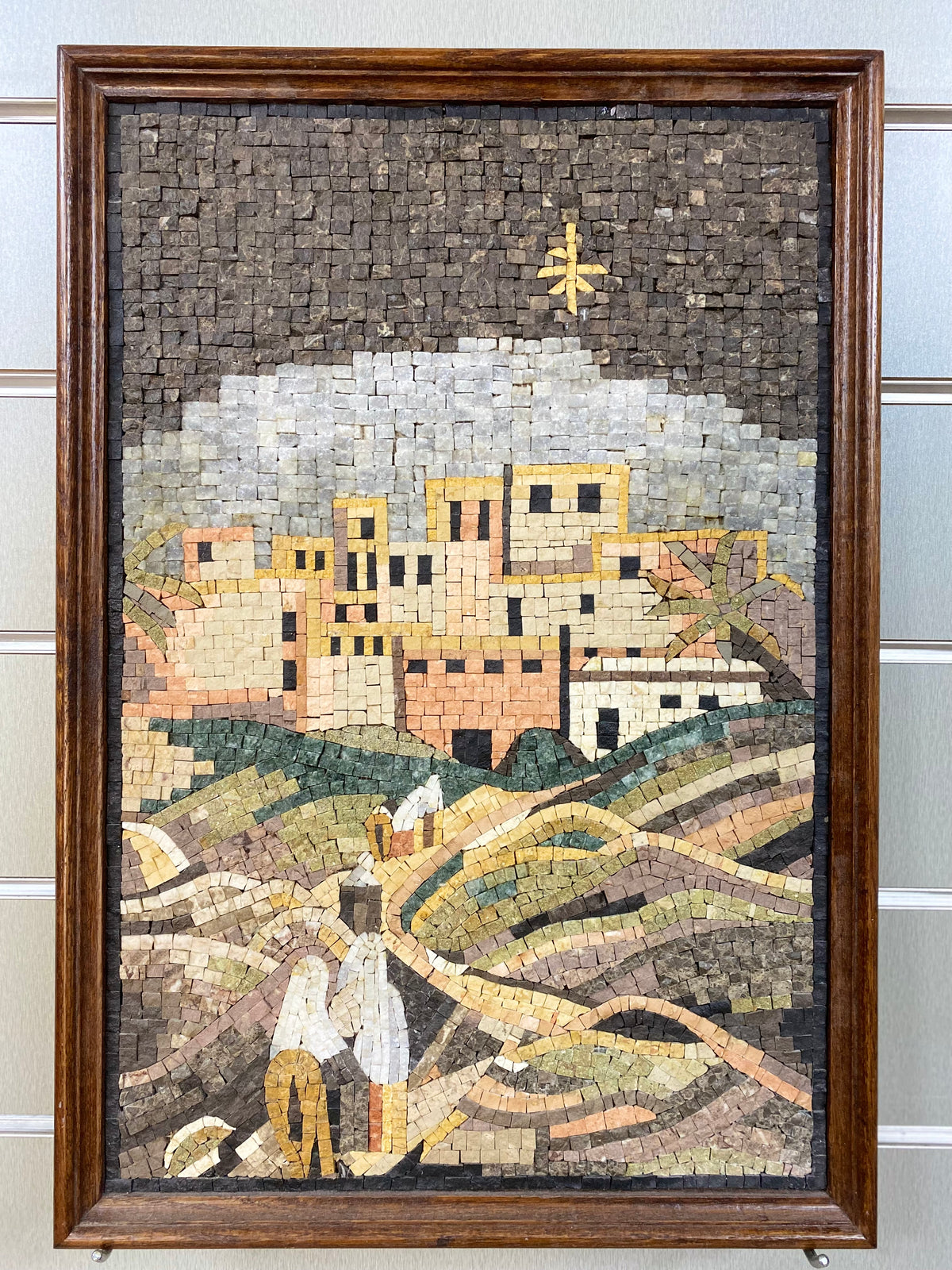 Bethlehem Mosaic – Star of the Nativity (40 × 60 cm)
