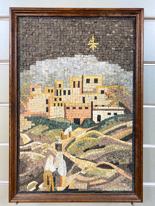 Bethlehem Mosaic – Star of the Nativity (40 × 60 cm)