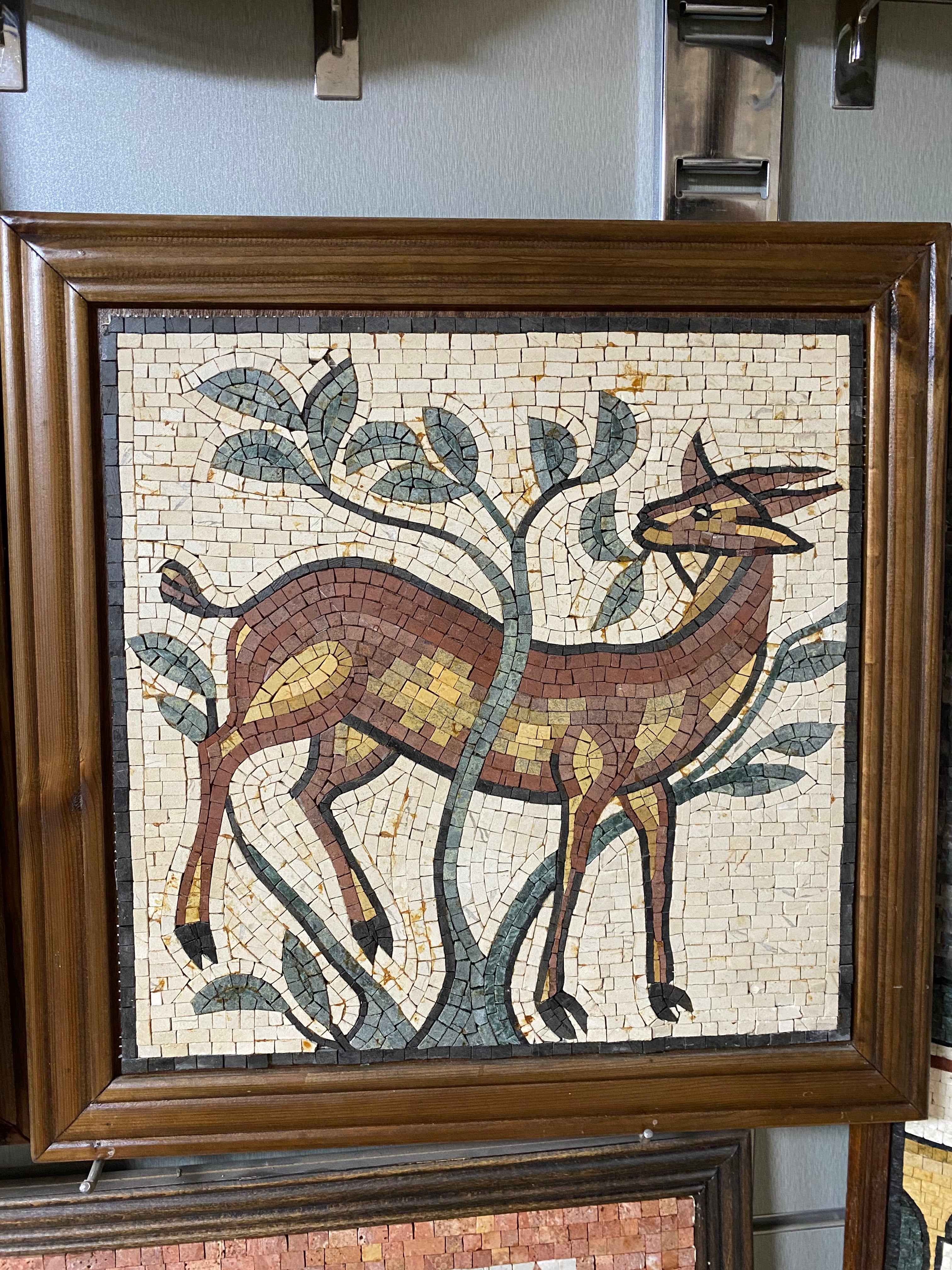 Gazelle Mosaic (50 × 50 cm)