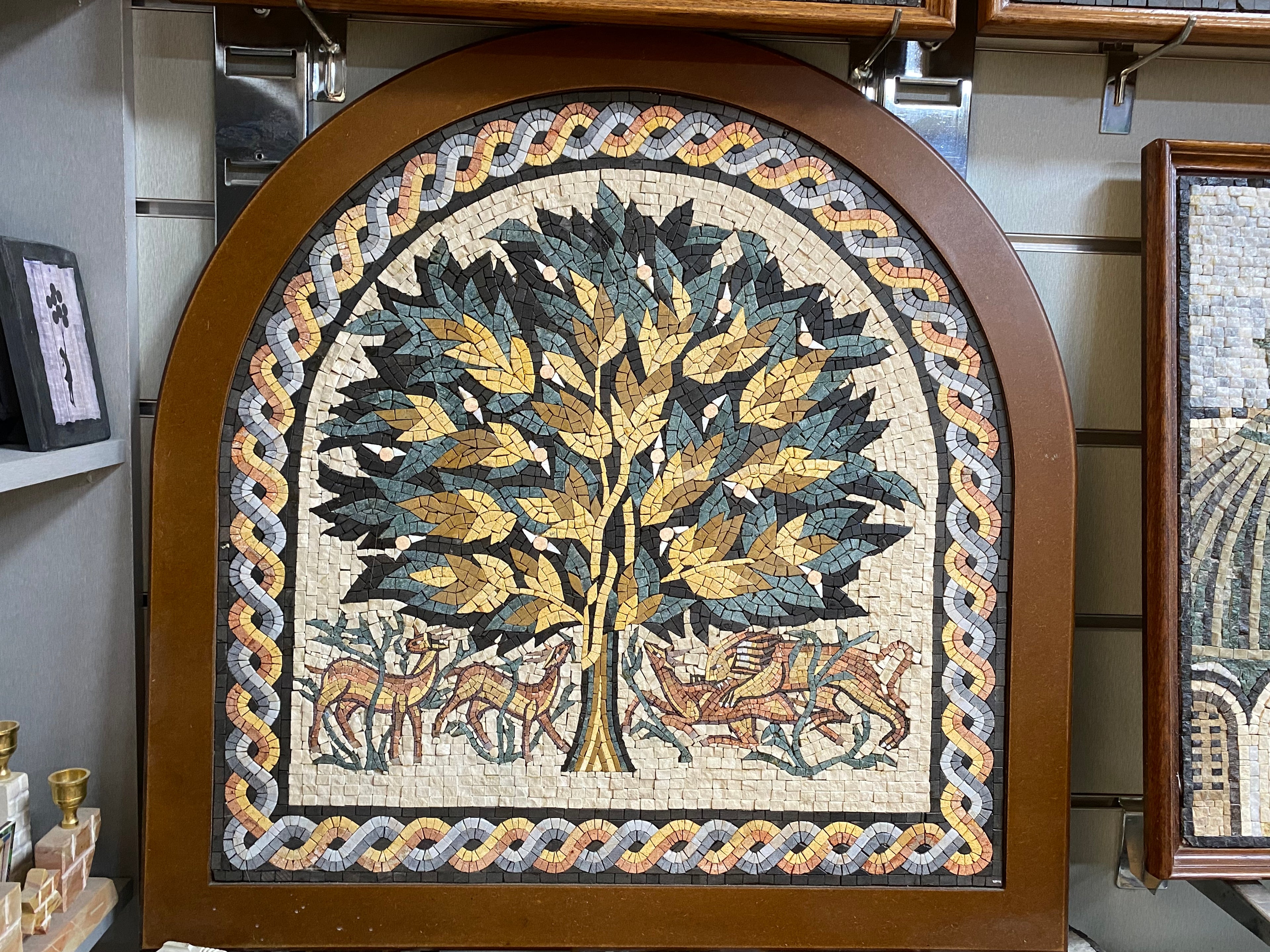 Tree of Life Mosaic – Hisham’s Palace Arch (70 × 70 cm)