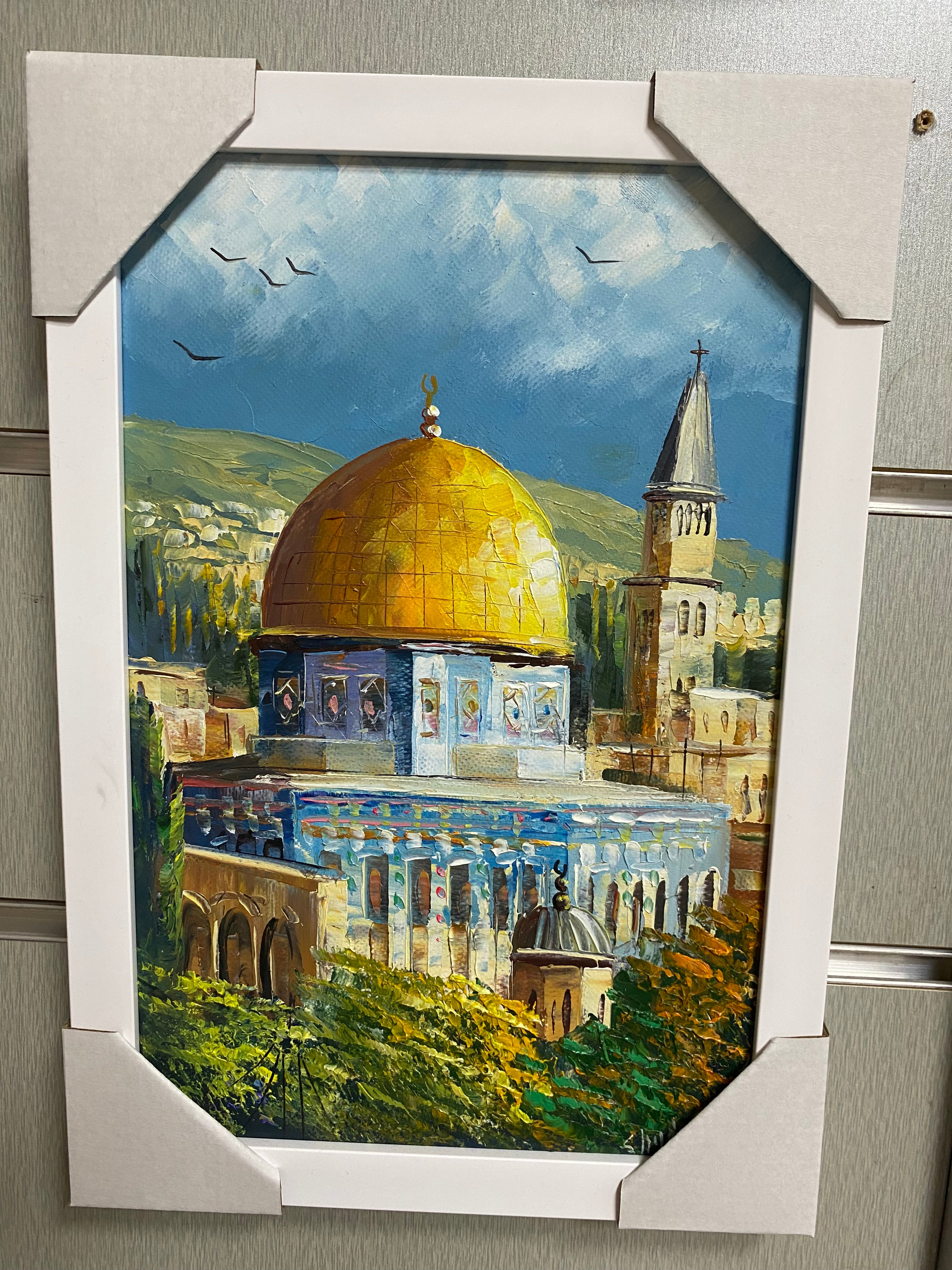 Golden Dome and Tower (20 × 30 cm | 8 × 12 in)