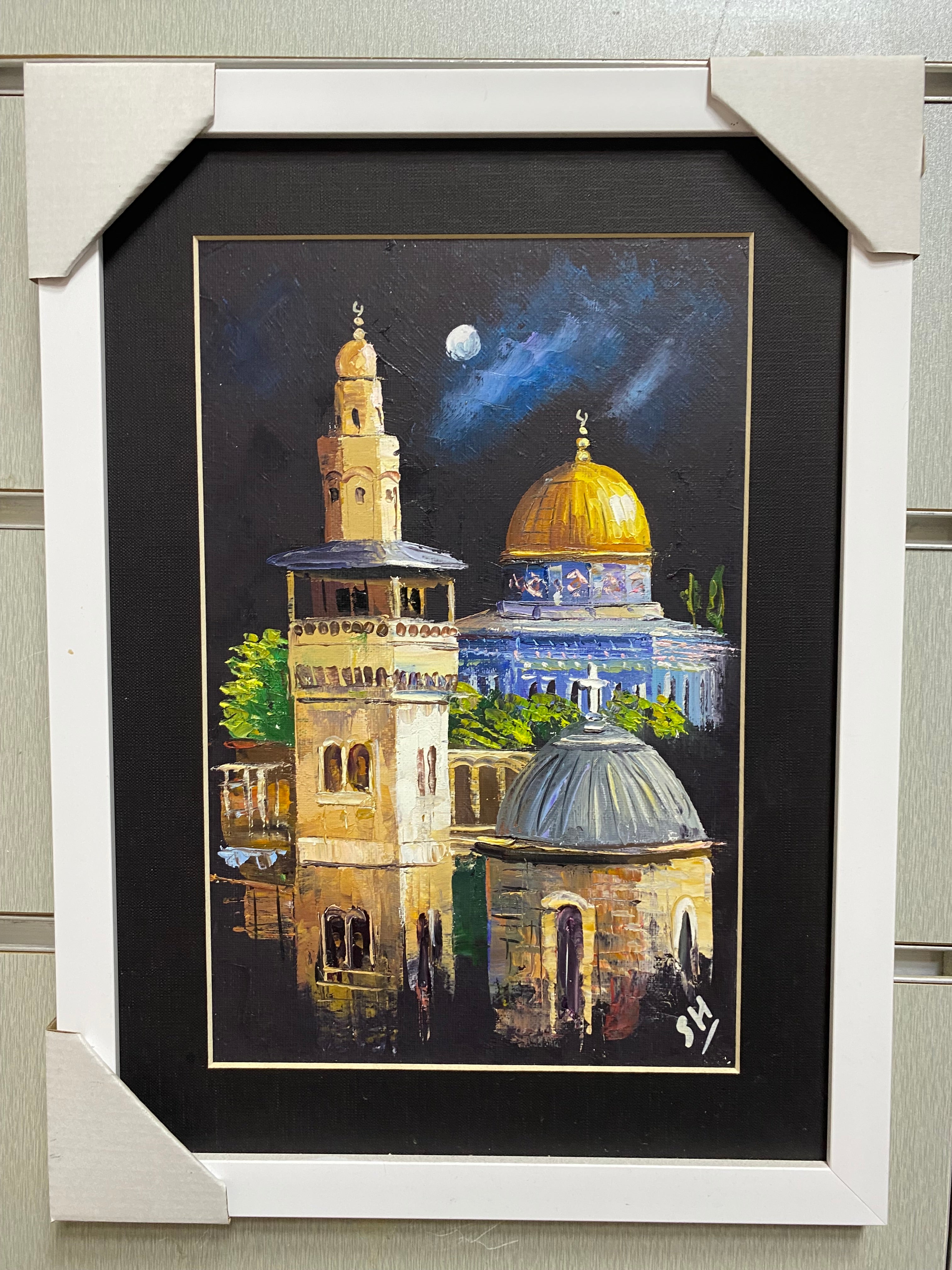 Moonlit Jerusalem (30 × 40 cm | 12 × 16 in)