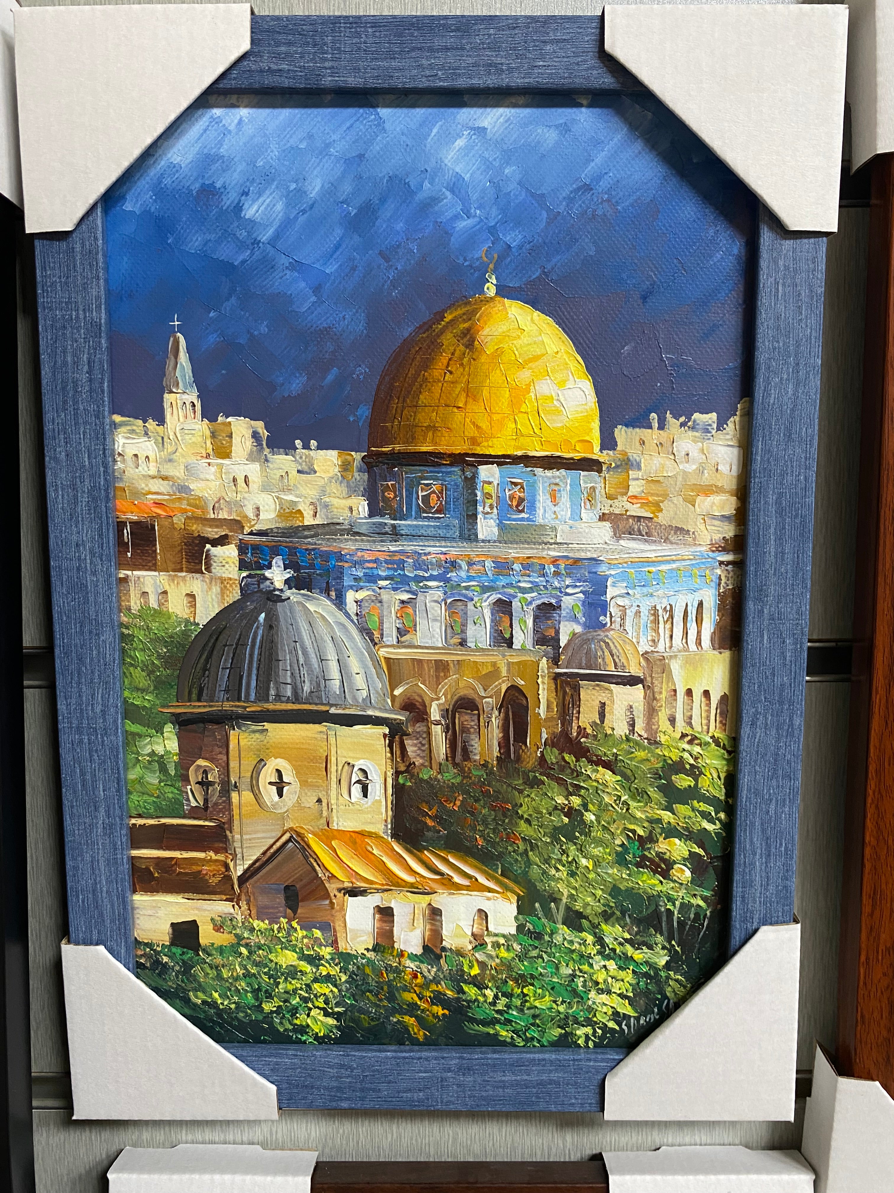 Golden Dome at Dusk (20 × 30 cm | 8 × 12 in)