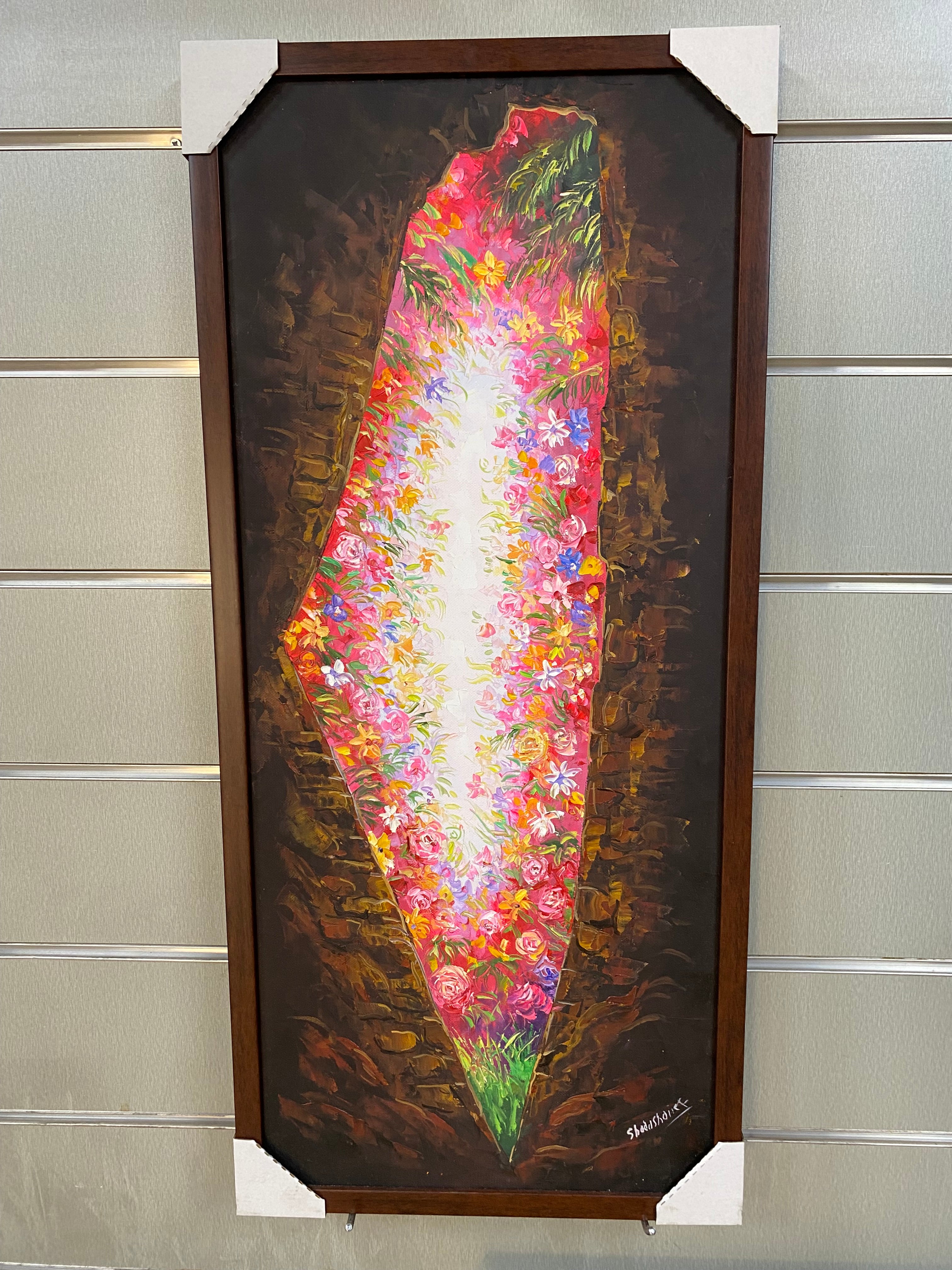 Israel in Bloom Painting (80 × 40 cm | 31 × 16 in)