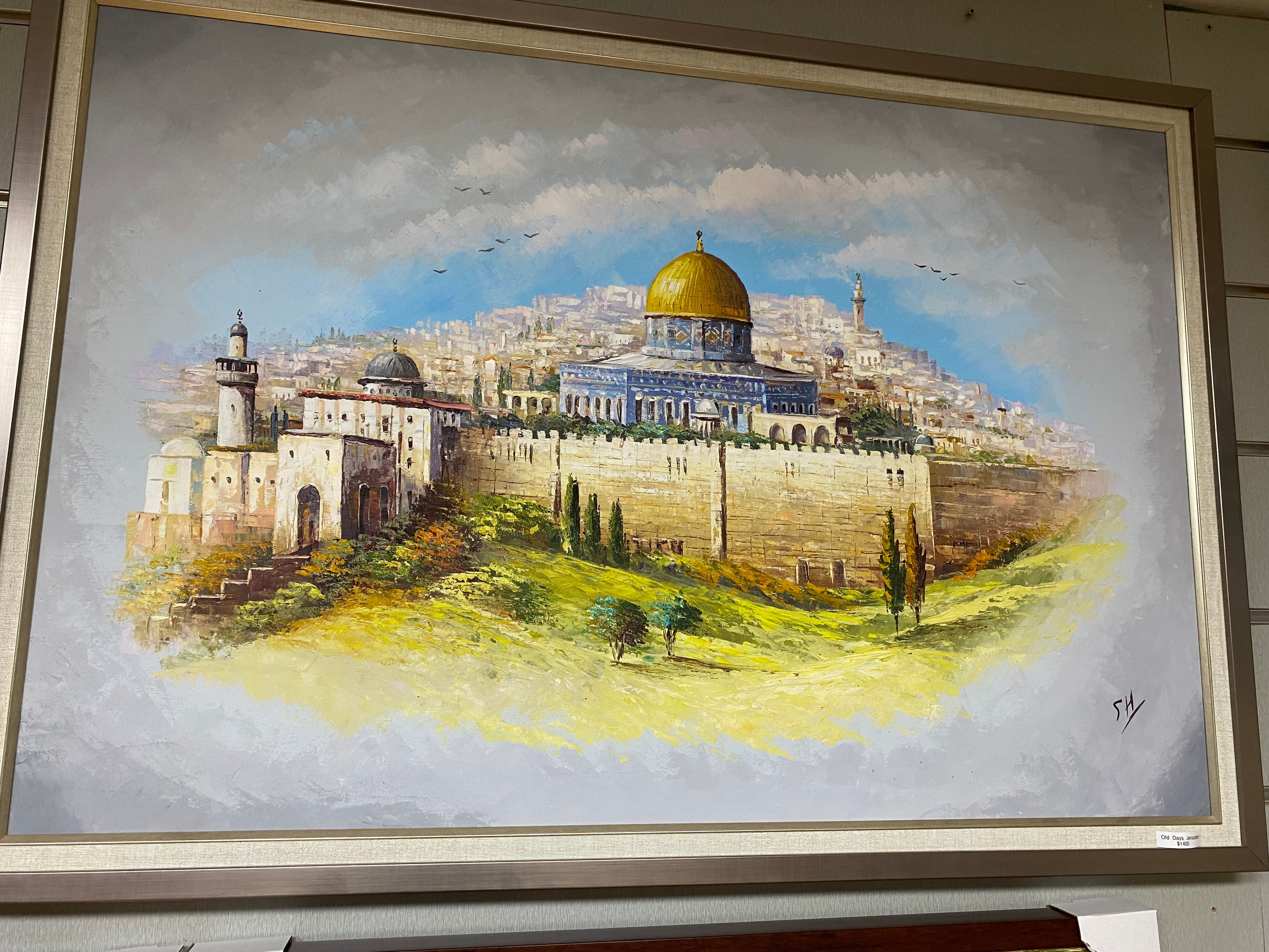 Jerusalem from the Mount (100 × 70 cm | 39 × 27 in)