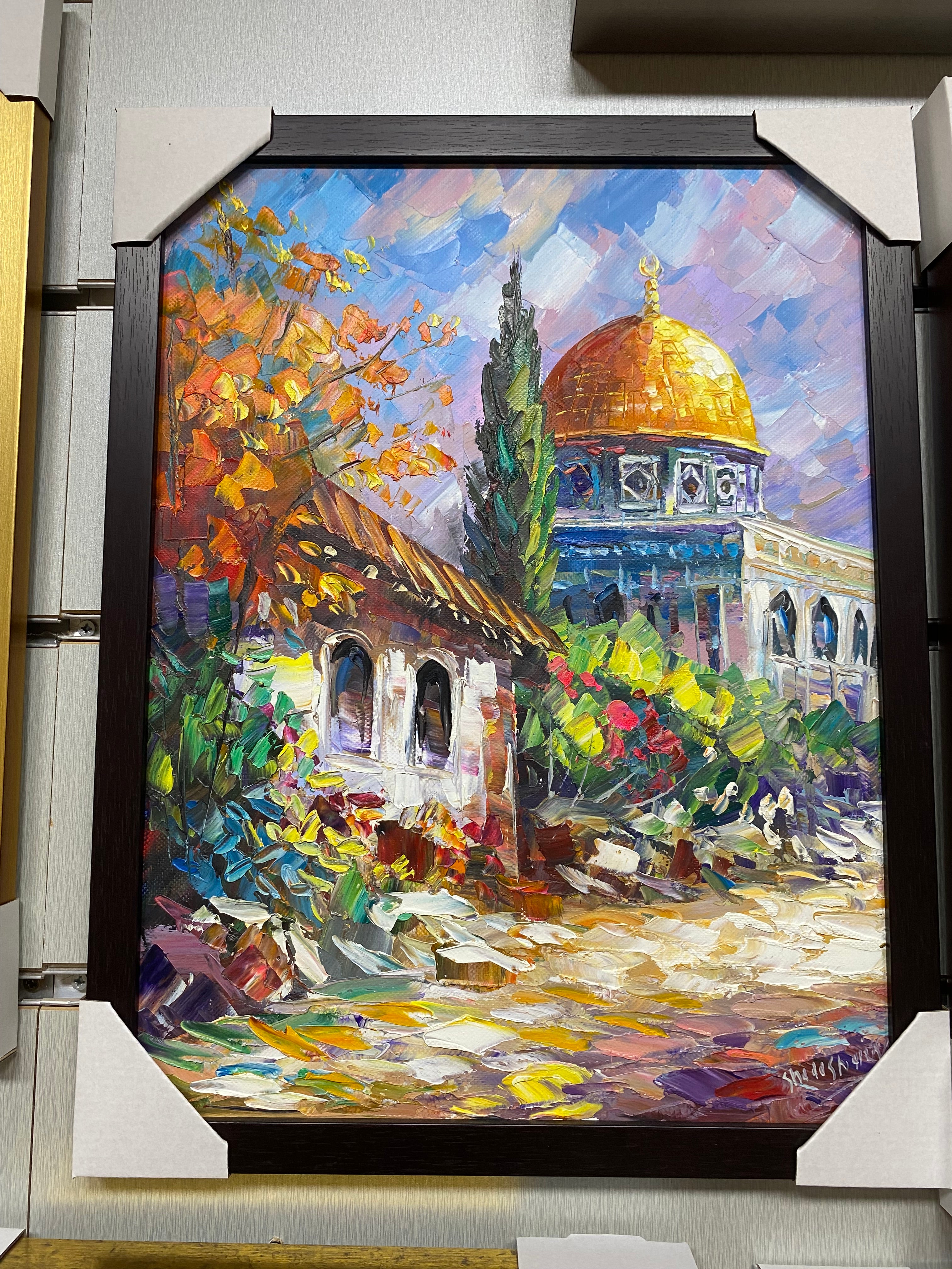 Golden Dome in Autumn (30 × 40 cm | 12 × 16 in)