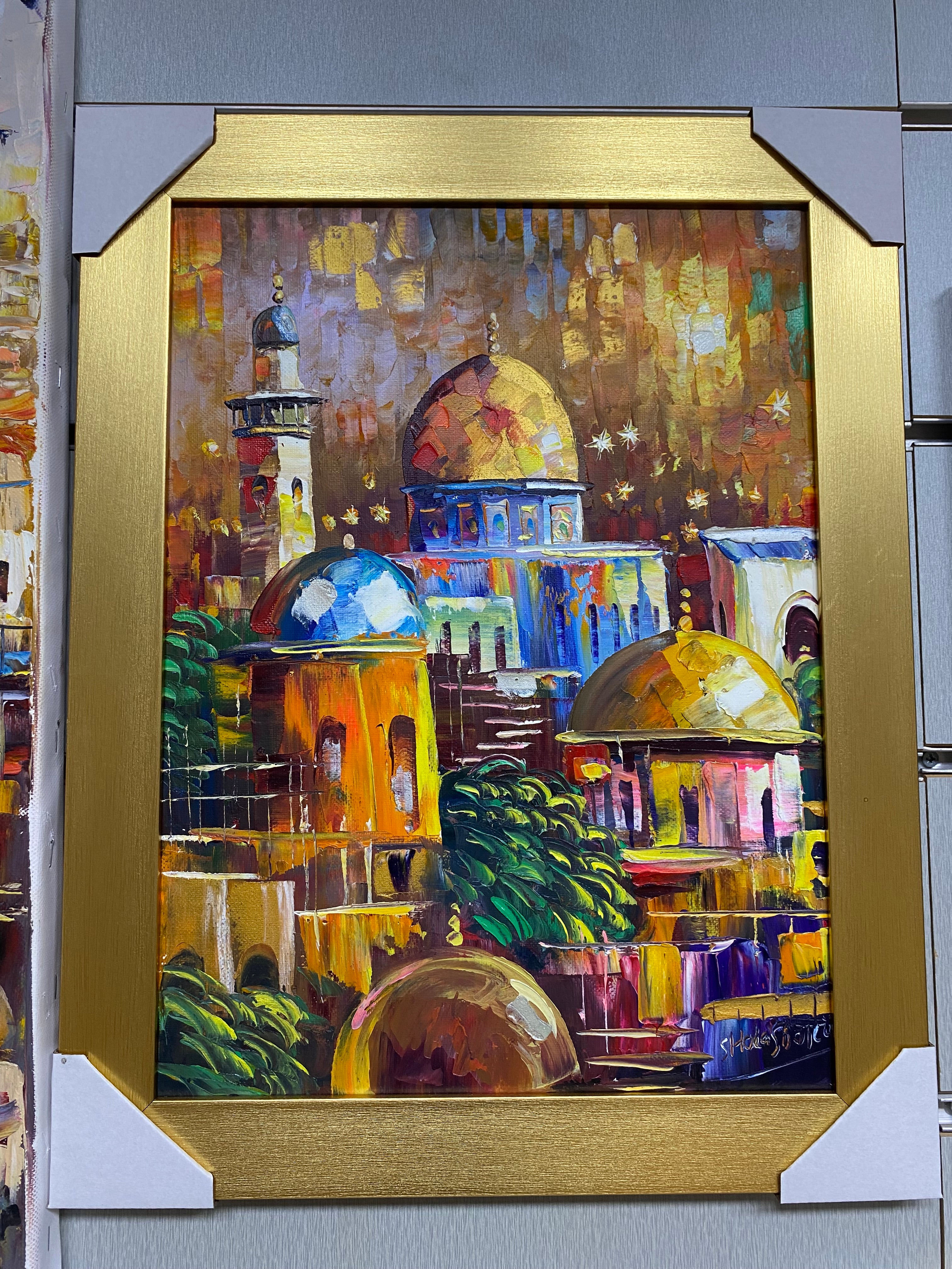 Jerusalem in Lights (40 × 30 cm | 16 × 12 in)