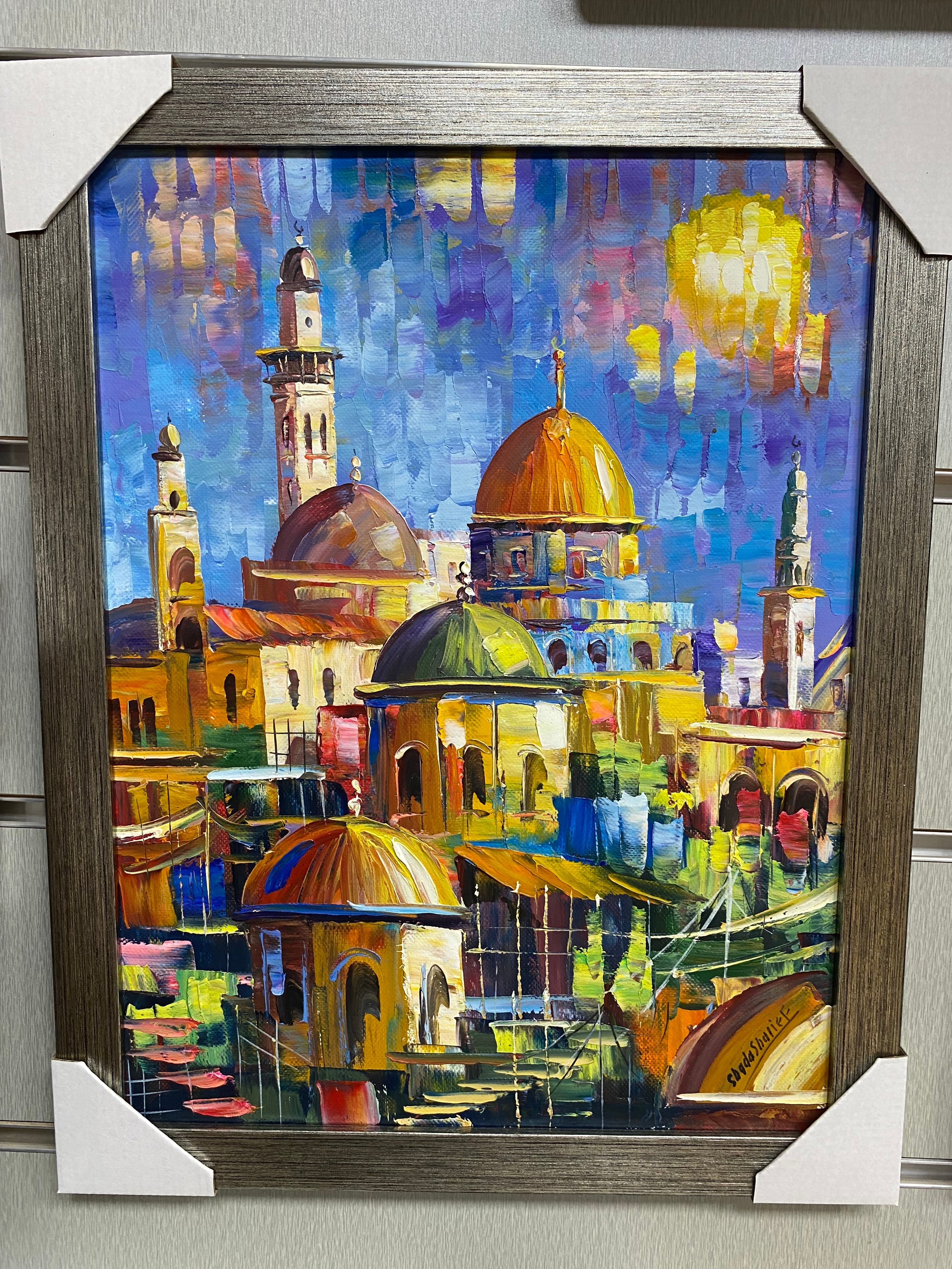 Golden Domes of Jerusalem (40 × 30 cm | 16 × 12 in)
