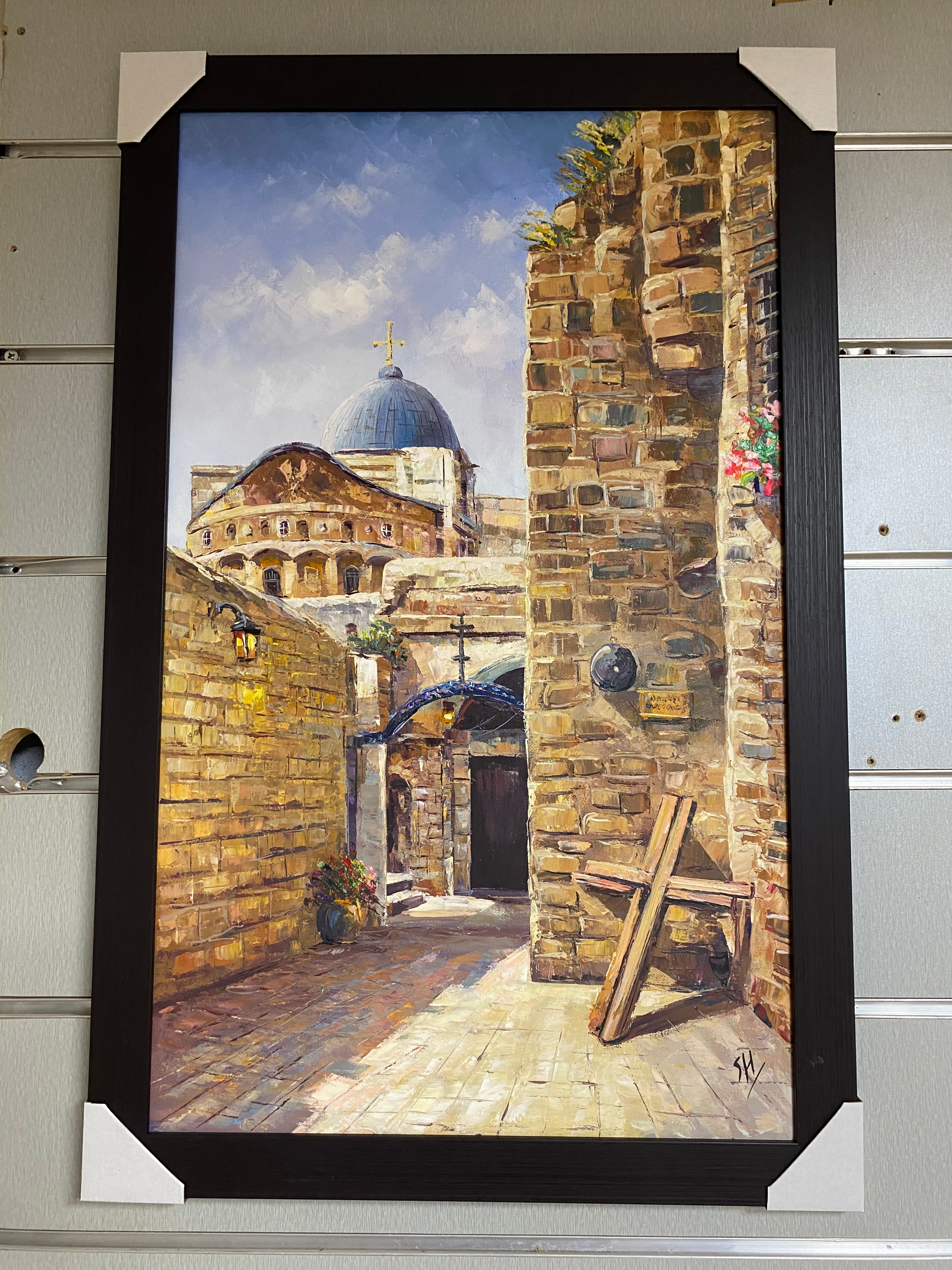 Path to the Holy Sepulchre (50 × 80 cm | 20 × 31 in)