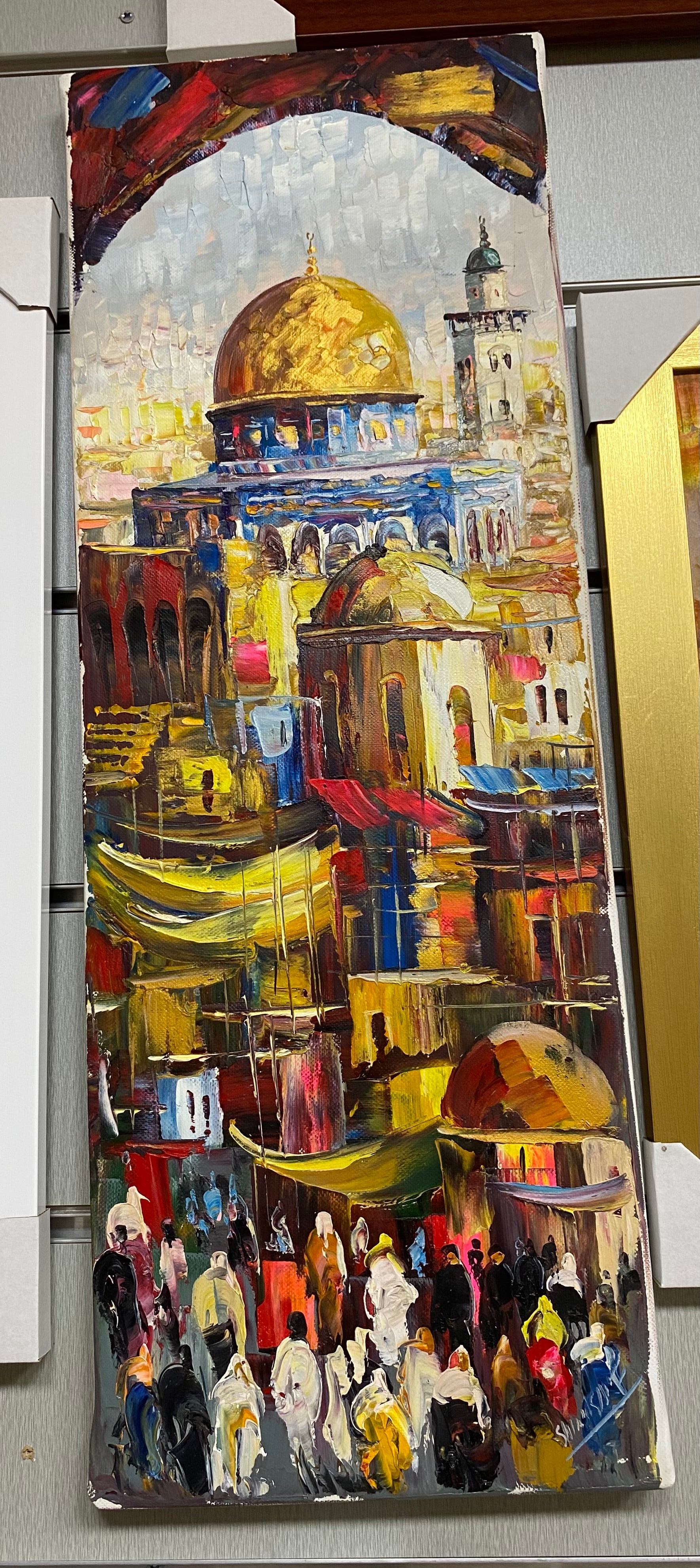 Market Streets of Jerusalem (30 × 70 cm | 12 × 27 in)