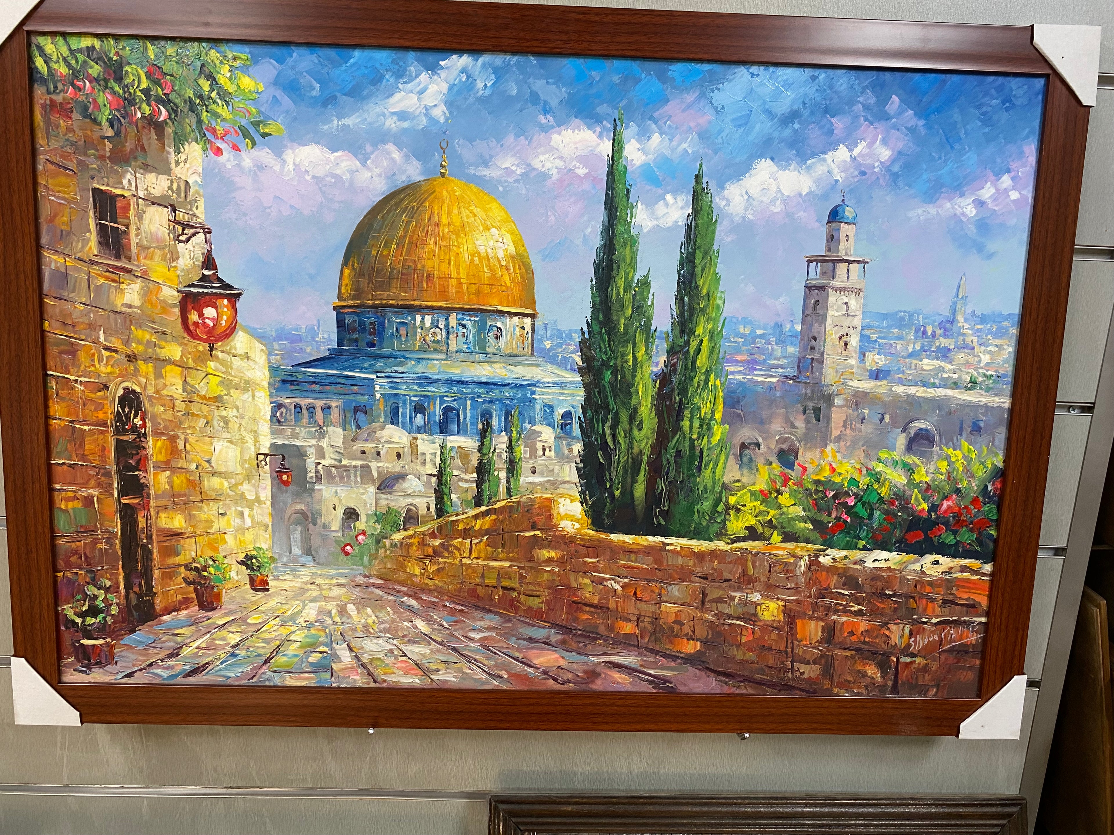 Path to the Golden Dome (100 × 70 cm | 39 × 27 in)