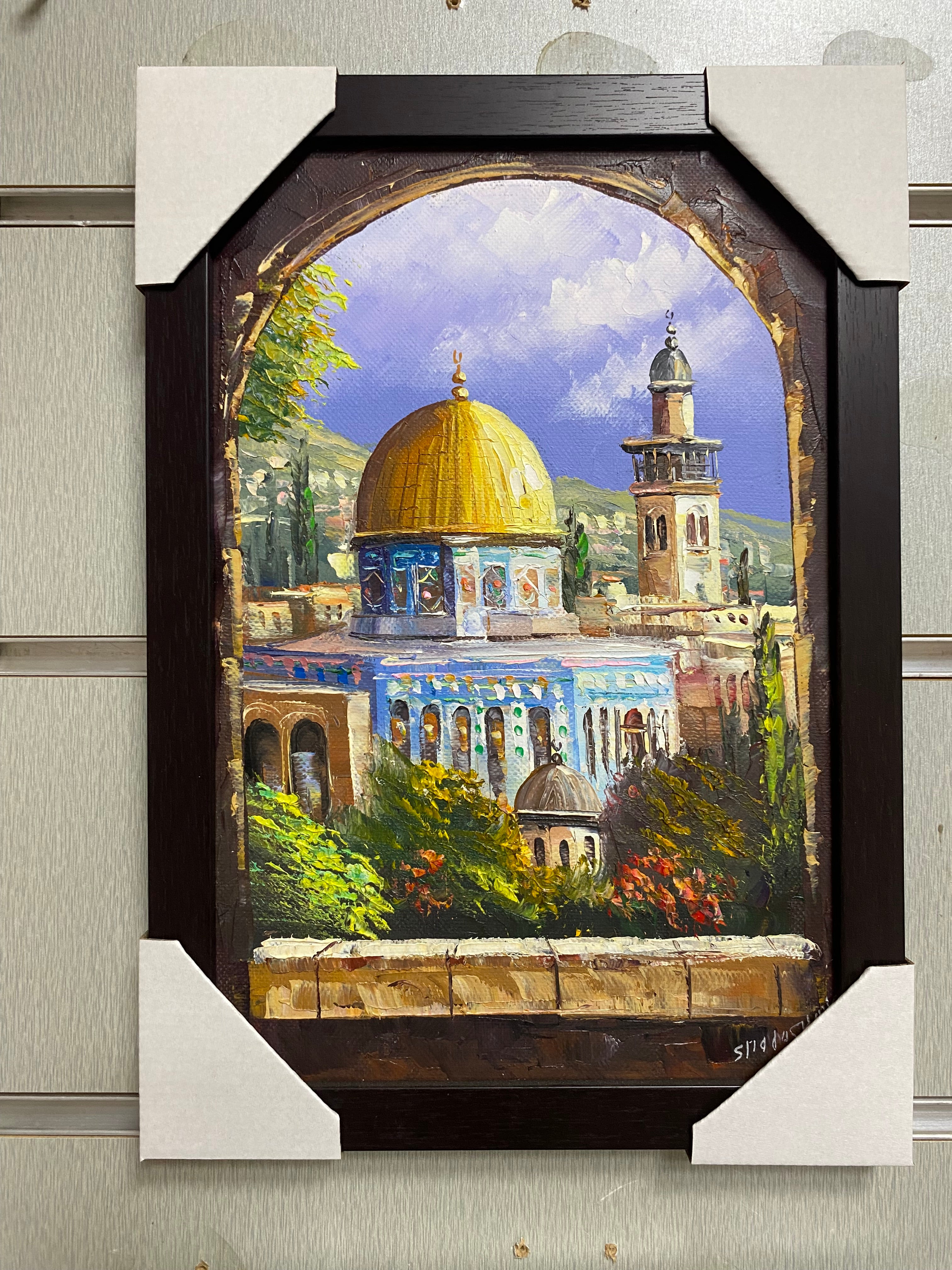 Golden Dome Through the Archway (20 × 30 cm | 8 × 12 in)