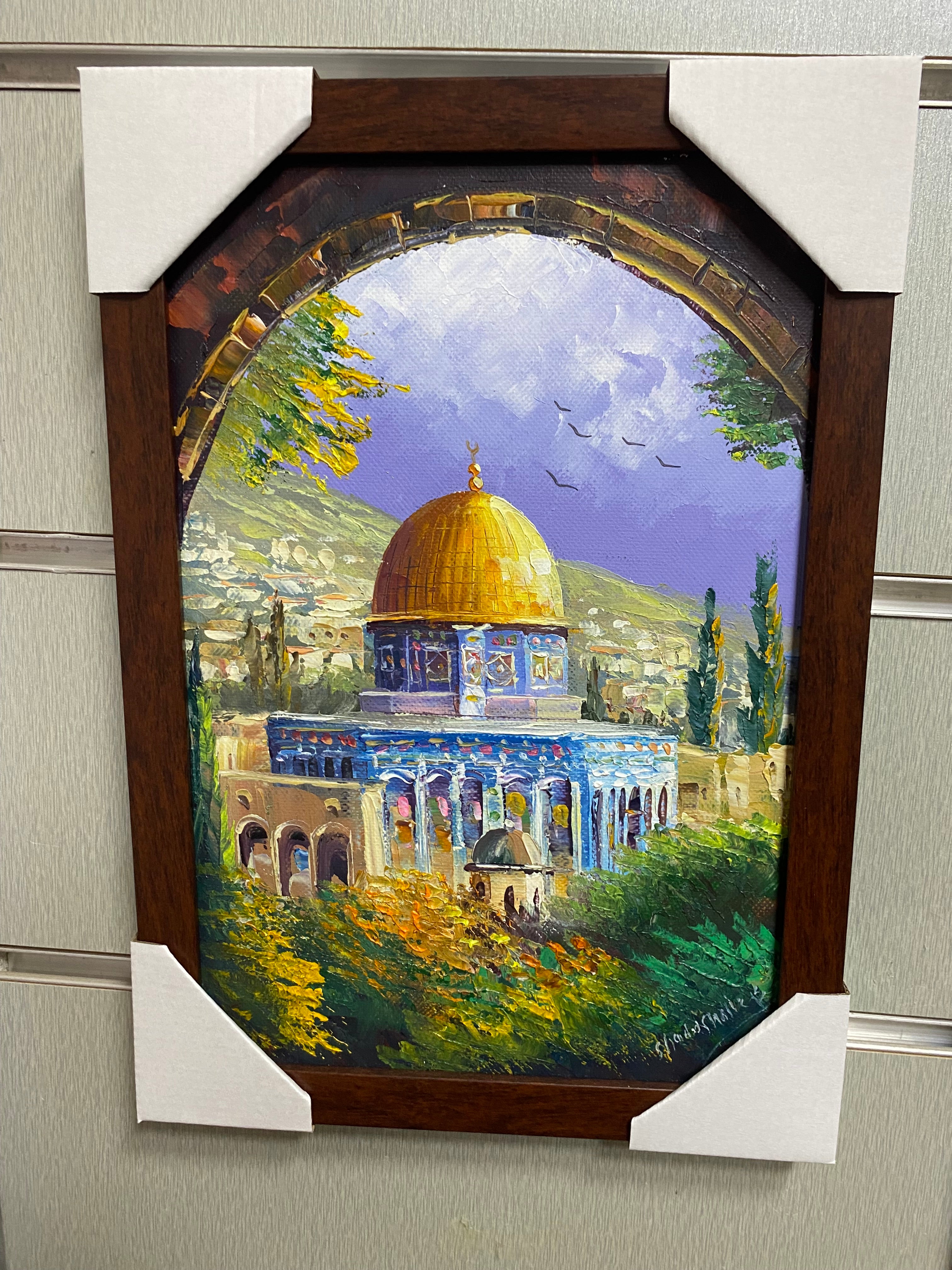 Golden Dome Through the Arch (20 × 30 cm | 8 × 12 in)