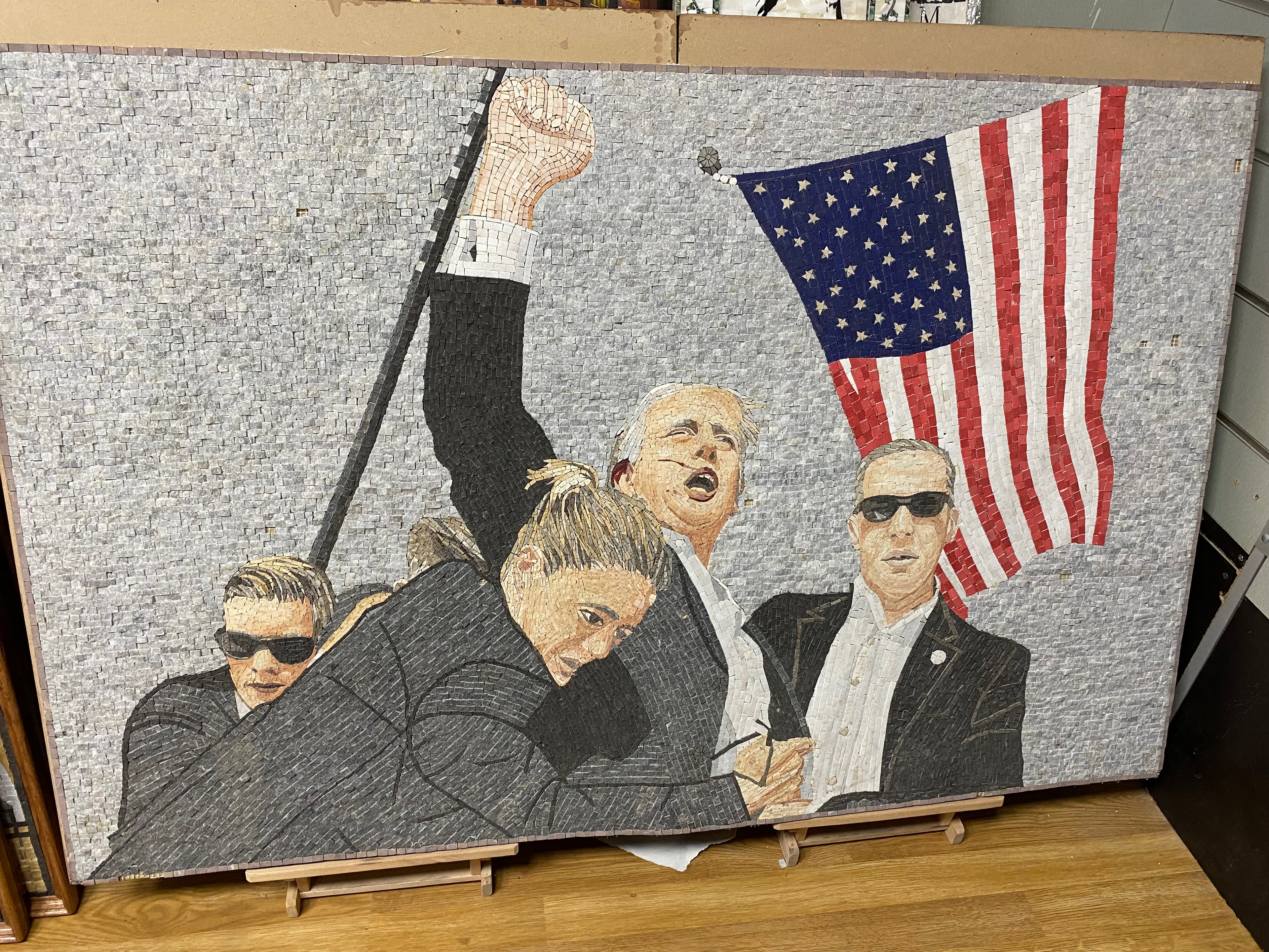 One-of-a-Kind Mosaic Masterpiece (140 × 90 cm)