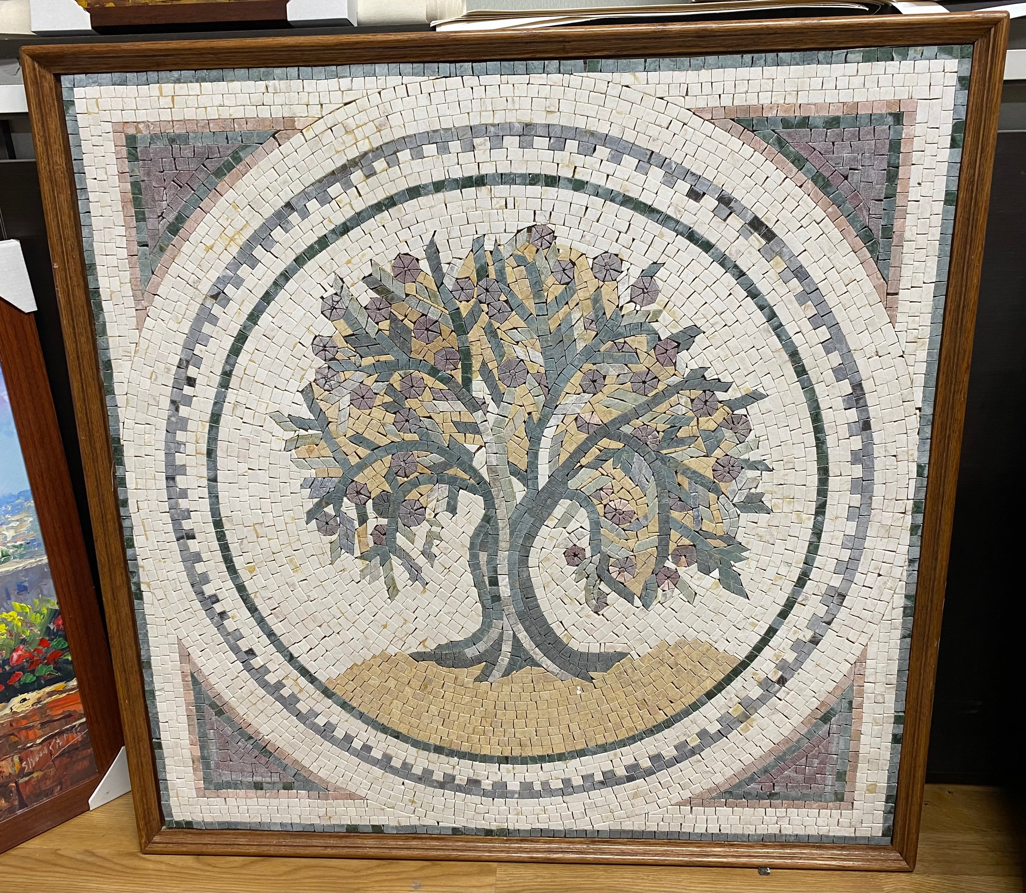 Tree of Life Mosaic (90 × 90 cm | 35 × 35 in)